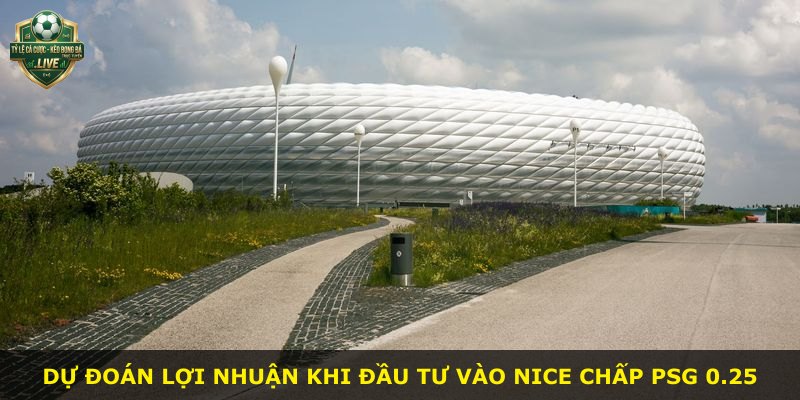 Dự đoán lợi nhuận khi đầu tư vào Nice chấp PSG 0.25
